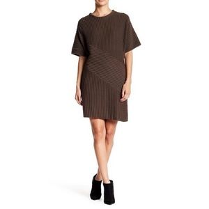 ASTR the label NWT olive ribbed sweater dress dolman sleeve size Small